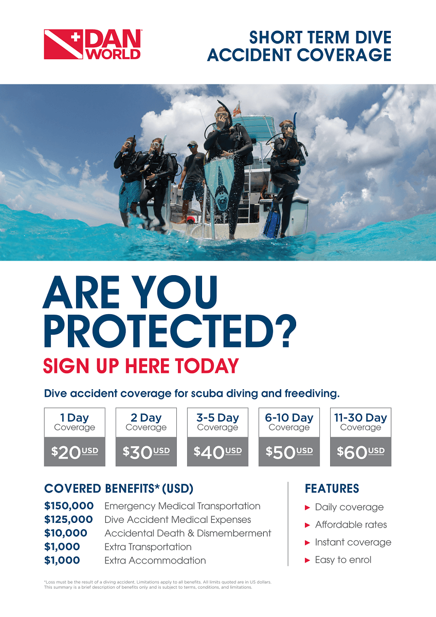 DAN Insurance with OK Divers